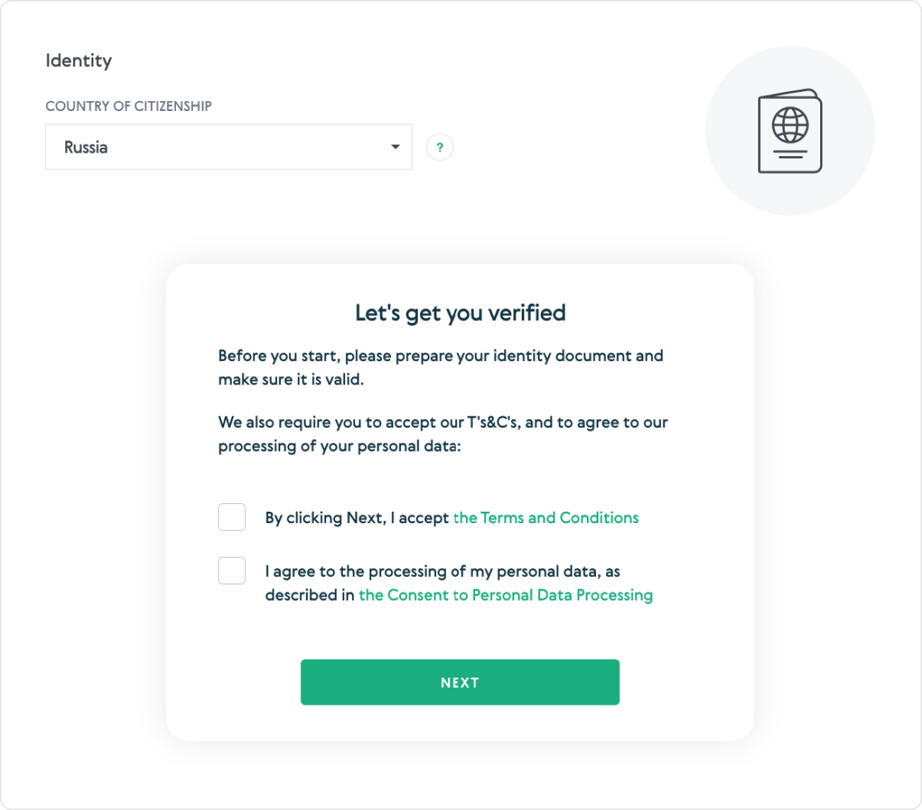 How can I verify my identity? – Volet.com Help Center